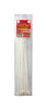 Tool City  18 in. L White  Cable Tie  50 pk
