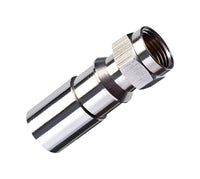 Ideal Cable RG6 Quad Compression Connector 4 pk