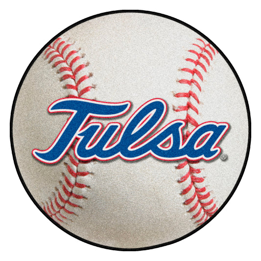 University of Tulsa Baseball Rug - 27in. Diameter
