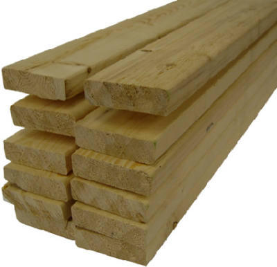 Wood Furring Strip 1 x 3-In. x 8-Ft. (Pack of 12)