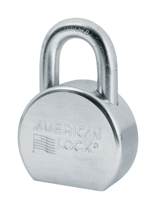 American Lock 2-1/2 in. W Steel Pin Tumbler Padlock