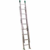 Pro Grip Extension Ladder, 2 Sections, Medium-Duty Aluminum, 16-Ft.