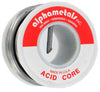 Alpha Metals 16 oz Acid Core Wire Solder 1.25 in. D Tin/Lead 40/60 1 pc