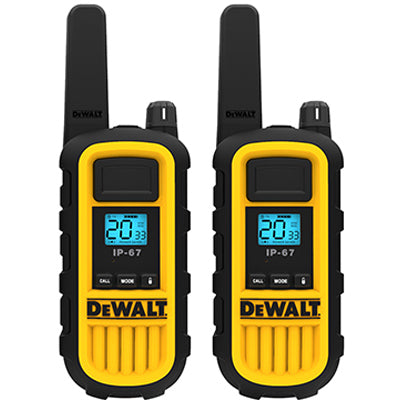 Walkie Talkies, Heavy-Duty, 300,000-Sq. Ft. Range, Pr.