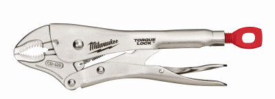 Milwaukee  Torque Lock  10 in. Forged Alloy Steel  Curved Jaw Locking Pliers