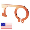 Aviano Copper Protector Door Opener Tool & Button Pusher �99.9% Copper Hands Free Germ Keychain Utility Hook Tool Key� No Touch Tool for Infected Surfaces, Touchscreens, Handles, Elevator Buttons and more