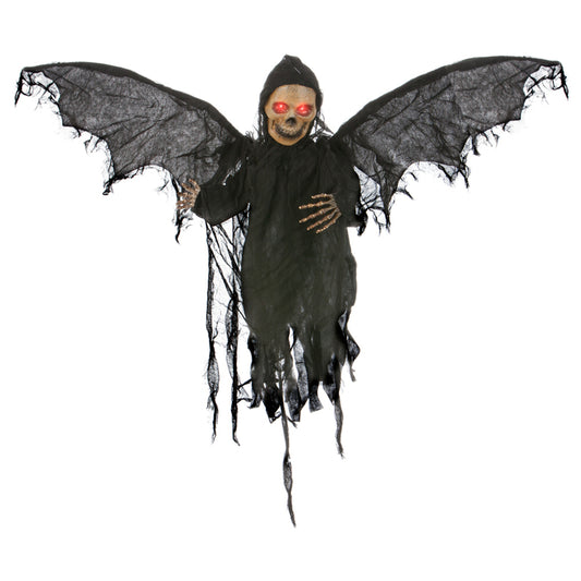 Gemmy  Animated Grabbing Reaper  Lighted Halloween Decoration  14-1/2 in. H x 19 in. W 1 pk