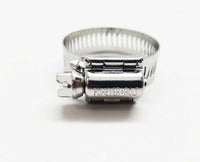 FOREVERBOLT 9/16 in to 1-1/16 in. SAE 10 Silver Hose Clamp Stainless Steel Band