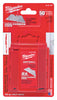 Milwaukee  Micro Carbide Metal  Utility  Drywall Utility Blades  3 in. L 50 pc.