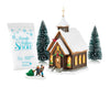 Department 56  Holiday in the Woods Church Set  Village Building  Multicolored  Porcelain  5 pc. set