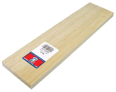 Midwest Products 3 in. W x 3 ft. L x 1/16 in. Balsawood Sheet #2/BTR Premium Grade (Pack of 20)