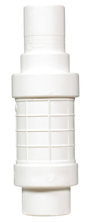 NDS  Quik-Fix  Schedule 40  1-1/2 in. Hub   x 1-1/2 in. Dia. Spigot  PVC  Coupling