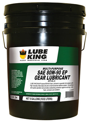 Lubricante multiusos para engranajes, 80W90, 5 galones