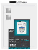 Board Dudes Ddd49 14 X 11 White Magnetic Dry Erase Board With Plastic Frame