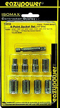 9PC 1/4"DRIVE SOCKET SET 73310