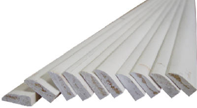 Alexandria Moulding 1-3/8 in. x 8 ft. L Prefinished White Pine Moulding (Pack of 6)