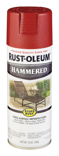 Rust-Oleum Stops Rust Gloss Bright Red Spray Paint 12 oz. (Pack of 6)
