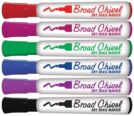Rose Art Cxp84 Dry Erase Markers 6 Count
