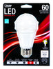 Feit Electric A19 E26 (Medium) LED Bulb Bright White 60 W 1 pk