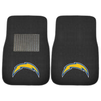 NFL - Los Angeles Chargers Embroidered Car Mat Set - 2 Pieces