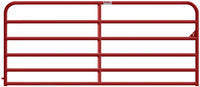 Heavy-Duty Gate, 6-Rail, Red, 8-Ft.