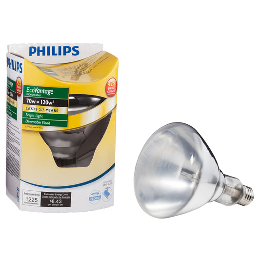 Philips 50 W 3000 Floodlight Incandescent Fan Light Bulb 1-Pin Amber 1 pk (Pack of 5)
