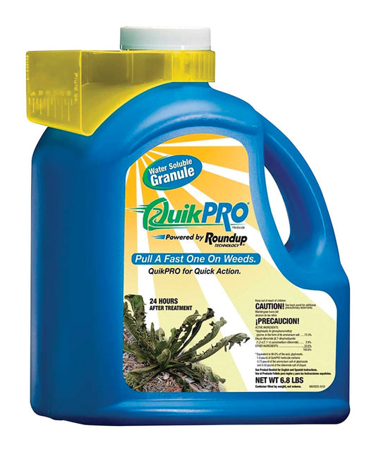 Roundup QuikPro Grass & Weed Herbicide Granules 6.8 lb