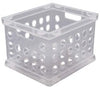 Sterilite 16958612 8.75" Clear Storage Crate (Pack of 12)