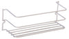 Grayline White Cabinet Rack 4 in. H X 12 in. W X 4 in. D