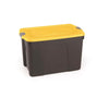 Homz Durabilt 17.25 in. H x 19 in. W x 30 in. D Stackable Storage Tote (Pack of 6)