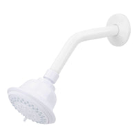 Exquisite White Plastic 5 settings Showerhead 1.8 gpm