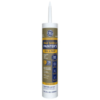 GE Max Shield Painters White Acrylic Latex Windows, Doors, Seal & Paint Sealant 10.1 oz
