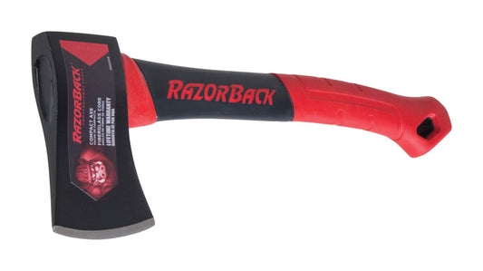Razor-Back Red Carbon Steel 1.25 lbs. Head 1-Bit Camp Axe 14.25 L x 5 W x 1.19 D in. (Pack of 6)