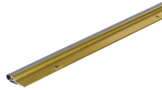 M-D 69935 84" Gold Flat Profile Door Jamb Weatherstrip (Pack of 10)