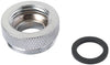 BrassCraft Dual Thread 3/8 in. IPS x Male 55/64 in.-27 Chrome Aerator Adapter