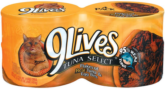9 Lives 79100-00330 5.5 Oz Tuna & Egg Bites 9Lives® Canned Cat Food (Pack of 24)