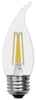 GE Lighting 43255 5.5 Watt E26 CAM Clear Soft White LED Dimmable Relax HD Light Bulbs 4 Count