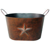 De Leon Collections Metal Oval Star Tub