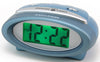 La Crosse Technology Equity 4.75 in. Blue Alarm Clock Digital Battery Operated