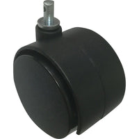 Shepherd Hardware 2 in. D Swivel Plastic Twin Caster 75 lb 5 pk