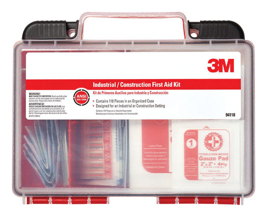 3M Industrial/Construction First Aid Kit with Antiseptic & Bandages