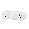 Globe 15 amps 125 volt Duplex White Electrical WiFi Outlet 1 pk