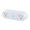Globe 15 amps 125 volt Duplex White Electrical WiFi Outlet 1 pk