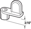 Prime-Line  Mill  Die Cast  Screen Clip  For 3/16 inch 4 pk