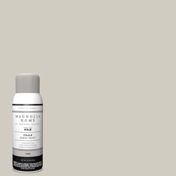 Magnolia Home by Joanna Gaines KILZ Matte Yarn 8 g/L VOC Sprayable Chalk Paint 12 oz. (Pack of 6)