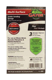 Gator 5 in. L X 3 in. W X 1 in. 120 Grit Fine Sanding Sponge