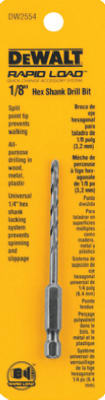 Bit Drill Hexshank 1/8"