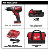 Milwaukee M18 18 V 1/2 in. Brushed Cordless Compact Drill Kit (Battery & Charger)