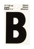 Hy-Ko 3 in. Reflective Black Vinyl Letter B Self-Adhesive 1 pc. (Pack of 10)