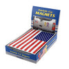 Master Magnetics 07162DSP 8" X 5" Magnetic USA Flags Countertop Display 48 Count